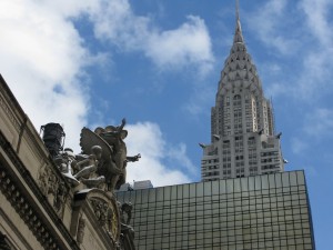Grand Central facade and Chrysler Building