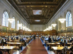 New York Public Library, main reading room